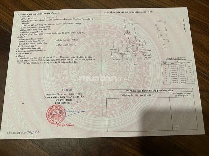 Bán biệt thư mini đường Hồ Học Lãm, Phường An Lạc, Quận Bình Tân