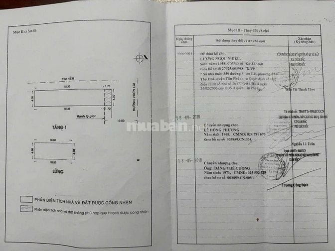 Bán nhà 359 Vườn Lài, Phú Thọ Hoà, Tân Phú, vị trí đắc địa 2 mặt tiền