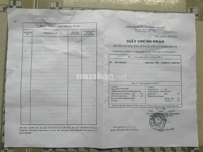 Bán nhà 2 tầng, 666/10/2/4 Lê Trọng Tấn, Ngay Cầu Bưng