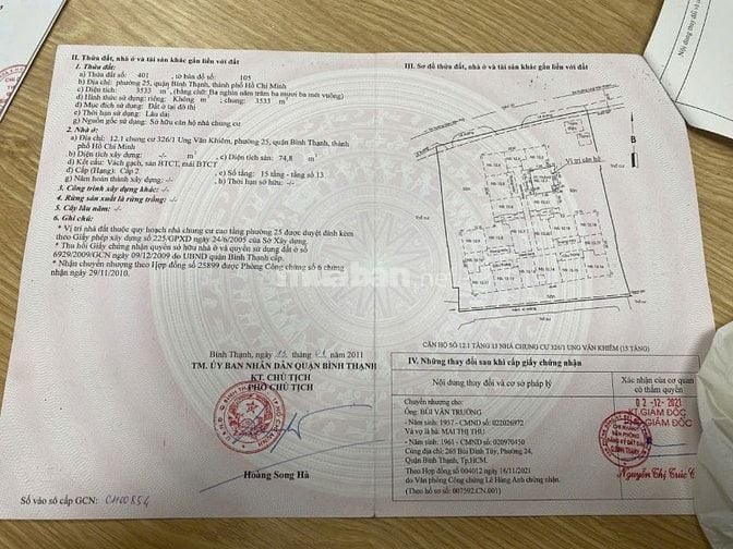 Chính chủ bán gấp căn hộ chung cư Thế Kỷ 21, 86 Tân Cảng, Bình Thạnh