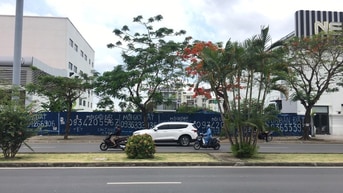 Cho thuê 1600m2 mặt đường Tuyến 1 Lê Hồng Phong Cho thuê 1600m2 mặt đường Tuyến 1 Lê Hồng Phong