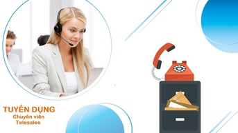 Tuyển gấp 02 Nhân kinh doanh Telesales - đi làm ngay Tuyển gấp 02 Nhân kinh doanh Telesales - đi làm ngay