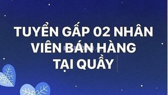 Nhận trực tiếp 02 Nam/nữ làm trong quầy Siêu Thị Mini. Nhận trực tiếp 02 Nam/nữ làm trong quầy Siêu Thị Mini.