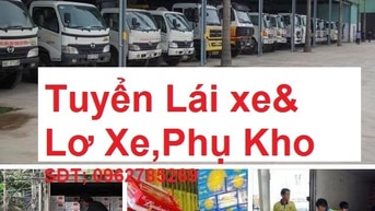 Tuyển Tài Xế Và Phụ Xe, Phụ Kho tại Tân An, Bến Lức, 14 triệu/tháng Tuyển Tài Xế Và Phụ Xe, Phụ Kho tại Tân An, Bến Lức, 14 triệu/tháng