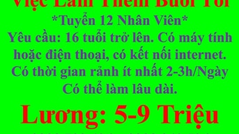 Nhân Viên Nhập Thông Số Kỹ Thuật Lương Cao 12 triệu Nhân Viên Nhập Thông Số Kỹ Thuật Lương Cao 12 triệu