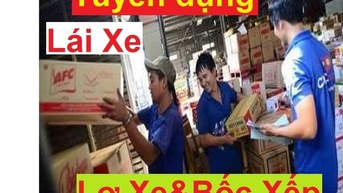 Tuyển dụng Bình Định=>lái xe tải, phụ lơ xe và phụ kho xếp hàng Tuyển dụng Bình Định=>lái xe tải, phụ lơ xe và phụ kho xếp hàng
