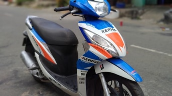 Honda Vision tem trùm, biển số An Giang Honda Vision tem trùm, biển số An Giang
