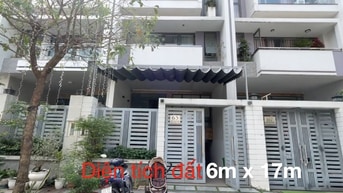 Cho thuê nhà KĐT Vạn Phúc, 6mx17m, 1 hầm 1 trệt 3 lầu, 4 PN , 4WC
