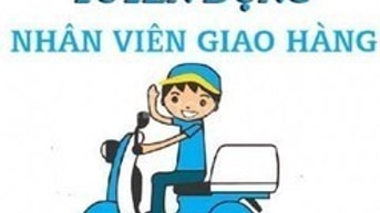 Tuyển 2 nam nhân viên giao hàng giờ hành chính 