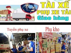 TUYỂN GẤP Lái Xe - Phụ Xe - Bốc Xếp nhận lương Tuần tại Bình Dương
