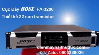 Cục đẩy Bose FA-3200 công suất đạt 2400Watt đến 4400Watt