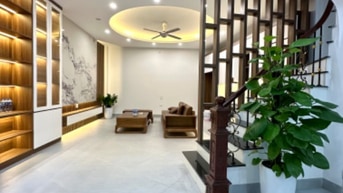 Nhà bán Biệt Thự 75m2*5T mới, MT6m đường mới 15 Gốc Đề, Minh Khai vào