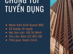 TUYỂN 10 SALE BĐS LÀM VIỆC TẠI TÂN PHÚ