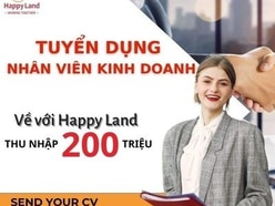 🎯 TUYÊN GẤP 10 NVKD BĐS LƯƠNG 8-15 TRIỆU + HOA HỒNG 30-200 TRIỆU