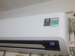 Máy lạnh Inverter Samsung và máy giặt Sanzo 6,8kg