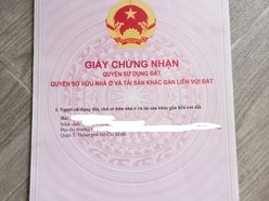 CẦN TIỀN BÁN GẤP ĐẤT THỔ CƯ- SỔ HỒNG CHÍNH CHỦ