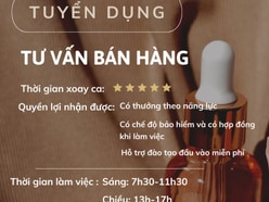 CẦN CTV PHỤ BÁN MỸ PHẨM THEO CA TẠI TÂ N BÌNH