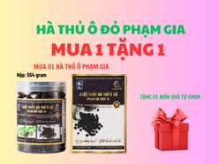 Hà thủ ô Phạm Gia Gold khuyến mại mua 01 tặng 01