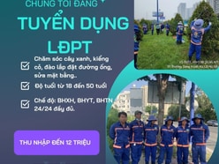 HOÀNG LAM TUYỂN DỤNG LĐPT-CÔNG NHÂN LƯƠNG ĐẾN 12 TRIỆU