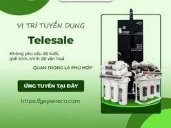 Nhân viên sale máy lọc nước.( 5 bạn)