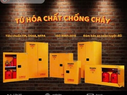 TỦ ĐỰNG HÓA CHẤT VÀ TÀI LIỆU CHỐNG CHÁY NỔ