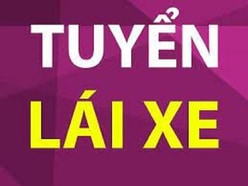 Cần tuyển tài xế xe đào xe cuốc làm tại khu vực Bình Chánh TPHCM