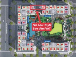 Bán gấp căn gốc 2PN 68m² giá chỉ 3ty9 bao gồm VAT dự án Victoria Villa