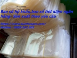 Chuyên sản xuất bao sổ tiết kiệm cho ngân hàng, có in ấn theo yêu cầu