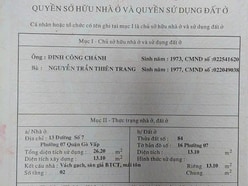 bán nhà mặt tiền 13 đường số 7 phường 7 quận gò vấp trệt lầu nhà mới