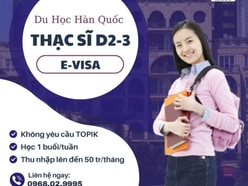  THÔNG TIN TUYỂN SINH THẠC SỸ NỢ TOPIK KÌ THÁNG 3/2025