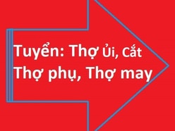 Xưởng may gia công tại P.1 Q8, Tuyển thợ Ủi, Cắt, May, thợ Phụ