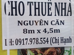 Chính chủ cho thuê nhà nguyên căn mặt tiền q11