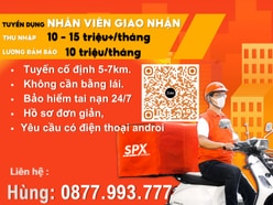 [SPX EXPRESS - Ba Đồn ]💥TUYỂN NHÂN VIÊN GIAO HÀNG SHOPEE.