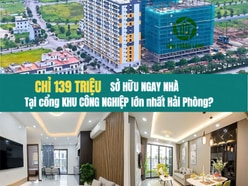 CHỈ 139 TRIỆU sở hữu ngay nhà tại cổng Khu công nghiệp lớn nhất Hải Ph