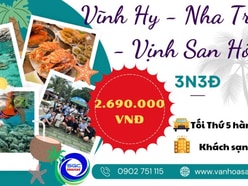 Khám Phá Nha Trang-Vĩnh Hy-Vịnh San Hô