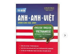 Cuốn từ điển Anh -Anh- Việt dành cho học sinh