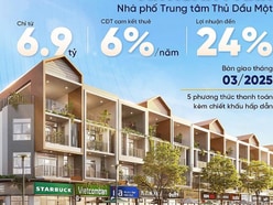 Nhà phố thương mại ARTISAN PAK 2 mặt tiền kinh doanh, chỉ 6ty9 /căn 