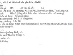 BÁN ĐẤU GIÁ TÀI SẢN VIB LẦN 3_TÂN PHÚ, ĐỨC HOÀ, LONG AN