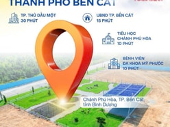 Bán Đất Nền Mặt Tiền Đường Lai Hưng 137, TP. Bến Cát