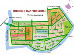 Bán đất biệt thự phú nhuận phước long B đường 20m