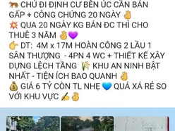 Cần bán nhà 2 lầu - 4 phòng ngủ - 3 wc 