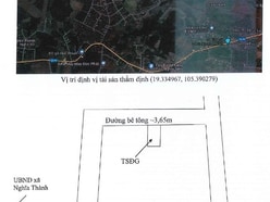 TBDG thửa đất 174,tờ BD 59, Tân Phong, Nghĩa Thành, Nghĩa Đàn, Nghệ An