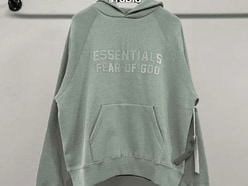 Áo hoodie FEAR OF GOD ESSENTIALS 23FW cao su cao cấp