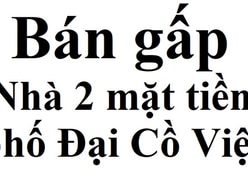 Bán Gấp Nhà Mặt phố Đại Cồ Việt, Lô Góc hai MT 7m & 3,4m,ô tô tránh