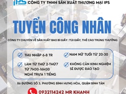 Tuyển Công Nhân -Bình Hưng hoà