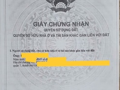 CHÍNH CHỦ BẢN NHÀ BÌNH CHÁNH - SHR