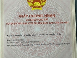 Bán đất Hoàng Văn Thụ- Thái Nguyên