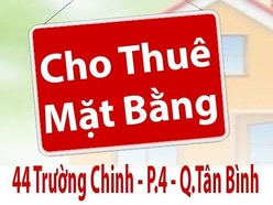 Cho Thuê Mặt Bằng: MT đường 44 Trường Chinh, P.4, Q.Tân Bình. dt:3x9m