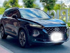 Xe SANTAFE HTRAC 2.4L SX cuối 2019 máy còn tốt