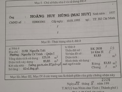 Chính chủ gửi bán nhà 215B Nguyễn Trãi, P. Nguyễn Cư Trinh, Q1